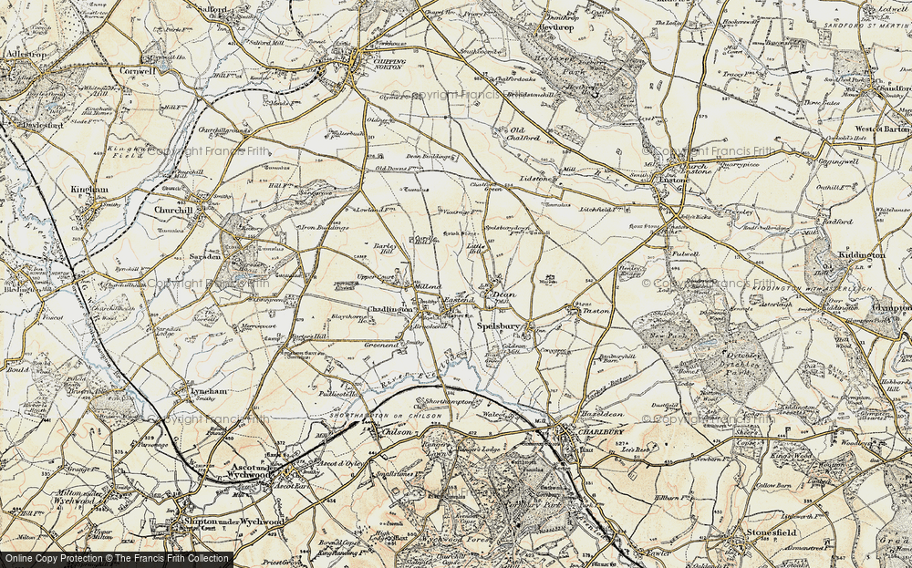 Old Map of Eastend, 1898-1899 in 1898-1899