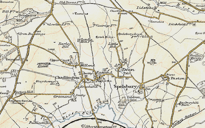 Old map of Eastend in 1898-1899