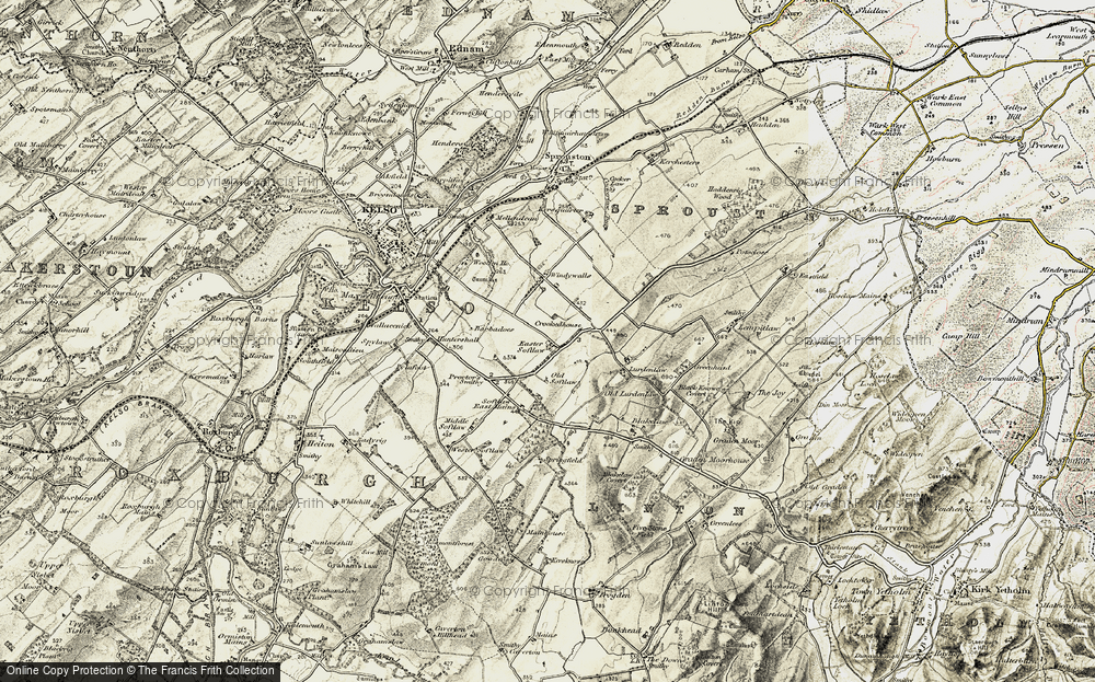 Old Map of Easter Softlaw, 1901-1904 in 1901-1904