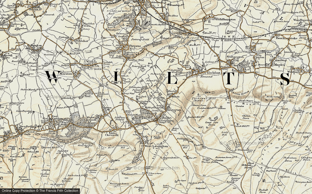 Old Map of Easterton Sands, 1898-1899 in 1898-1899
