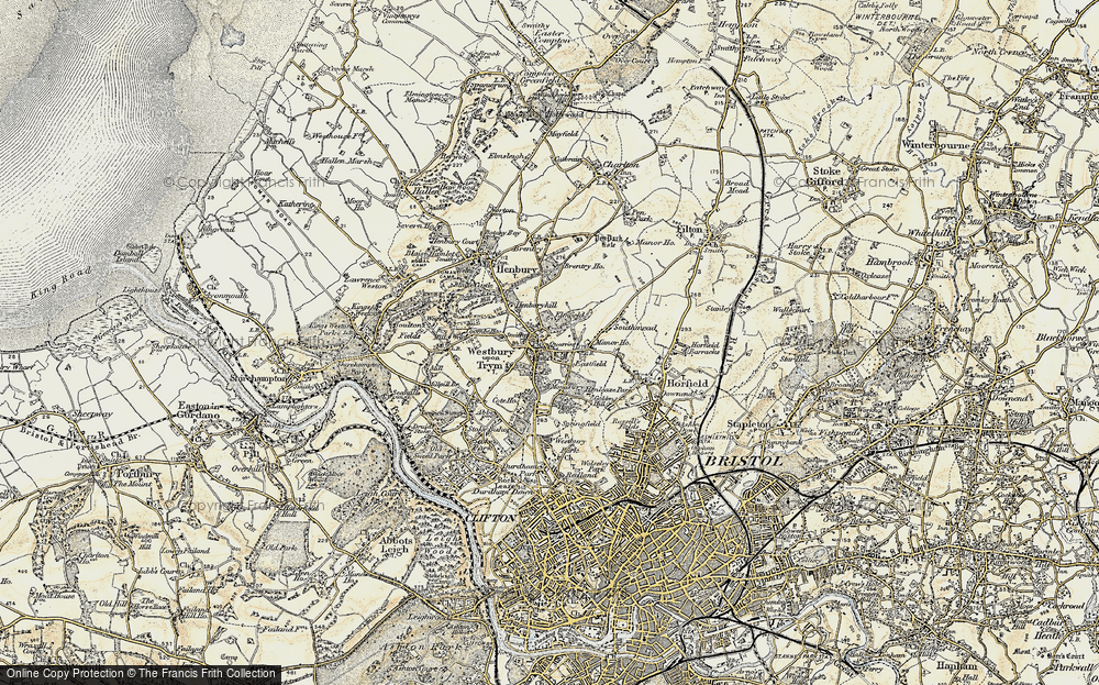 Old Map of Eastfield, 1899 in 1899