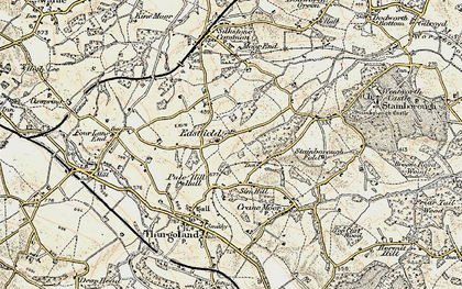 Old map of Bagger Wood in 1903