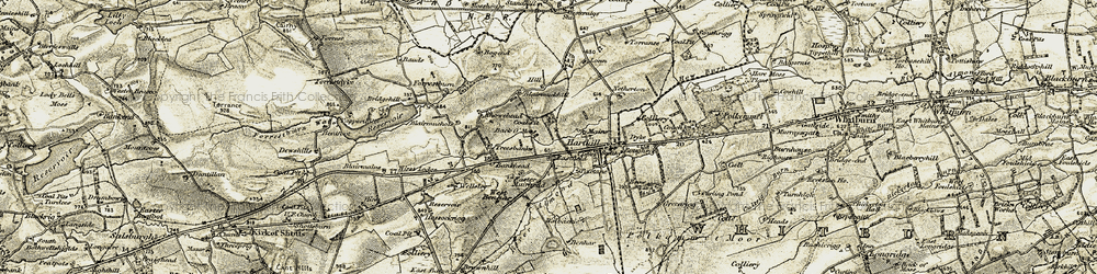 Old map of Blairmuckhill in 1904-1905