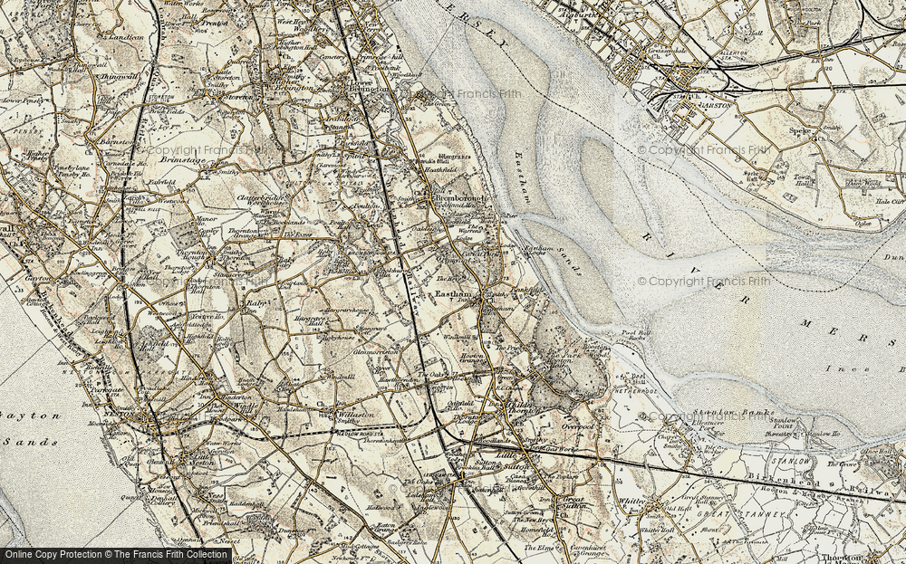 Old Map of Eastham, 1902-1903 in 1902-1903