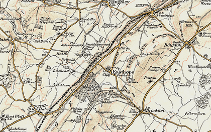 Old map of Easthope in 1902