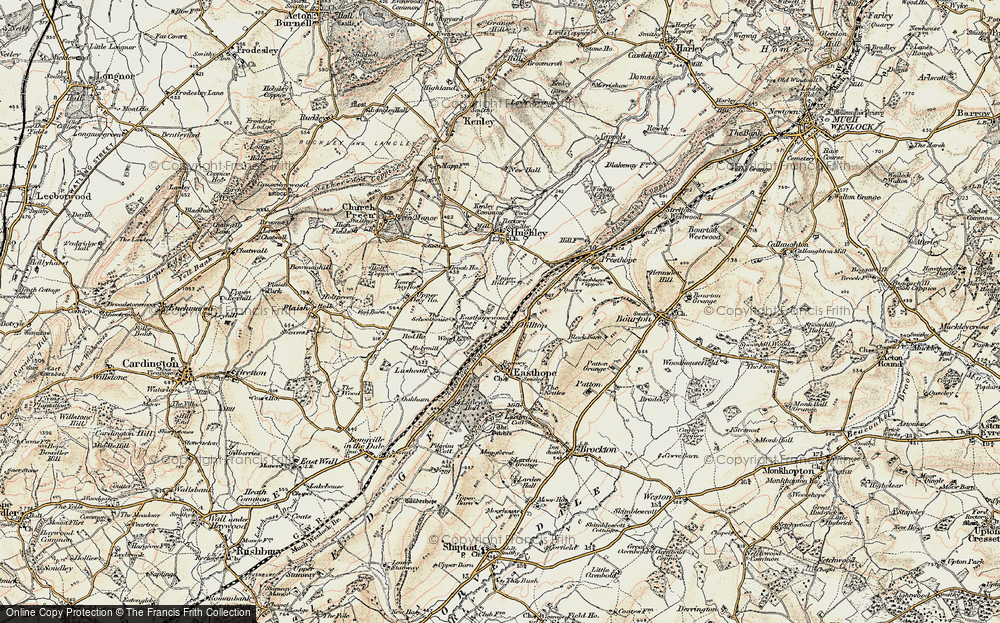 Old Map of Easthopewood, 1902 in 1902