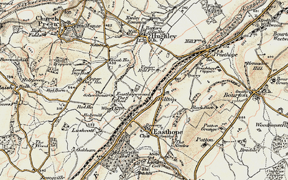 Old map of Easthopewood in 1902