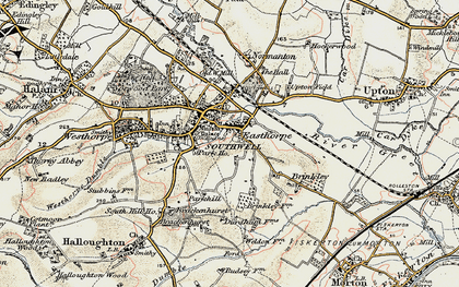 Old map of Easthorpe in 1902