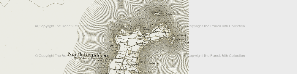 Old map of Bay of Sjaivar in 1912