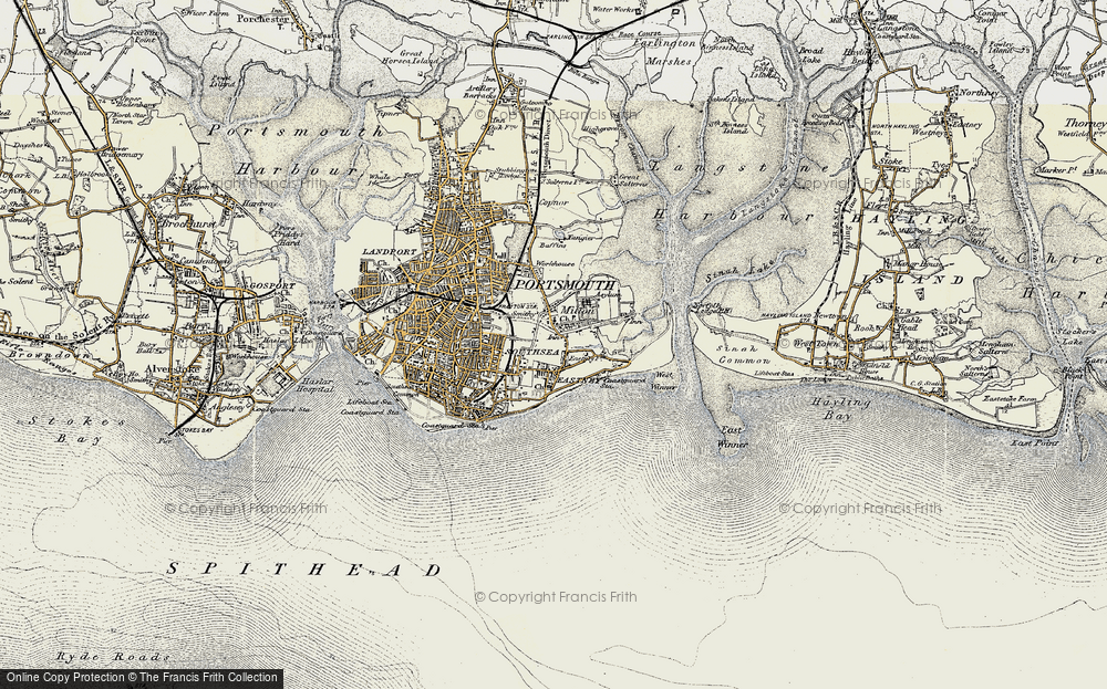 Old Map of Eastney, 1897-1899 in 1897-1899