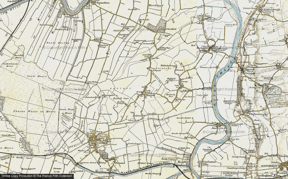 Old Map of Eastoft, 1903 in 1903