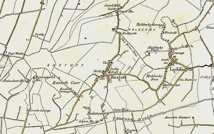 Old map of Boltgate in 1903