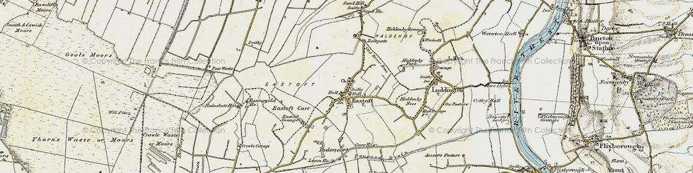 Old map of Eastoft in 1903