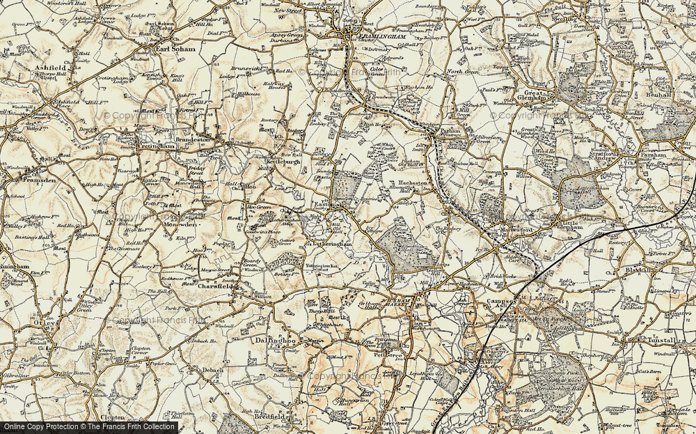 Old Map of Easton, 1898-1901 in 1898-1901