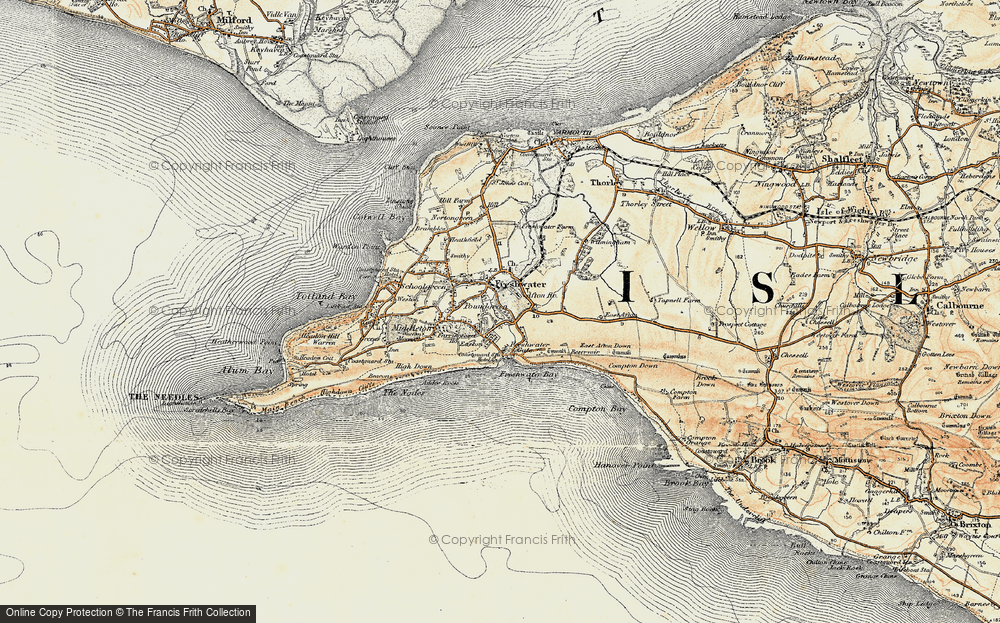 Old Map of Easton, 1899-1909 in 1899-1909
