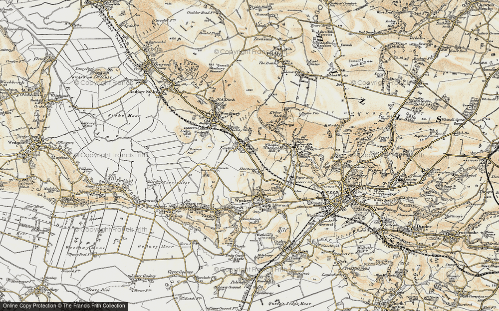 Old Map of Easton, 1899 in 1899