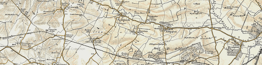 Old map of Whitleather Lodge in 1901