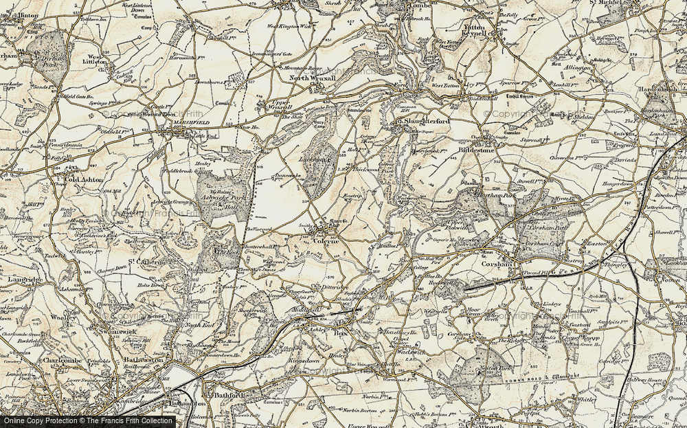 Old Map of Eastrip, 1899 in 1899