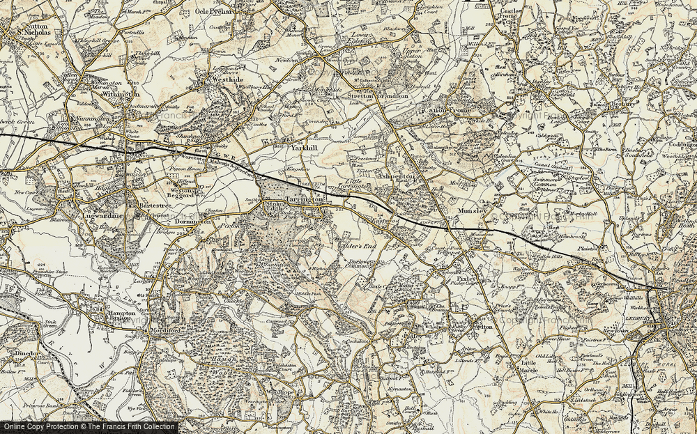 Old Map of Eastwood, 1899-1901 in 1899-1901
