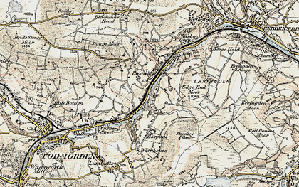 Old map of Eastwood in 1903