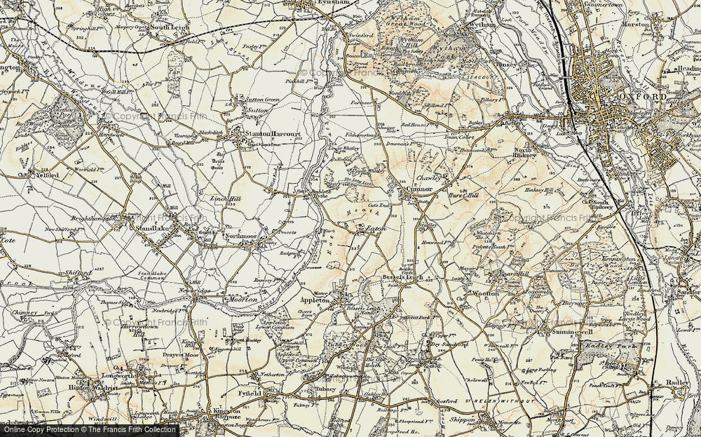 Old Map of Eaton, 1897-1899 in 1897-1899