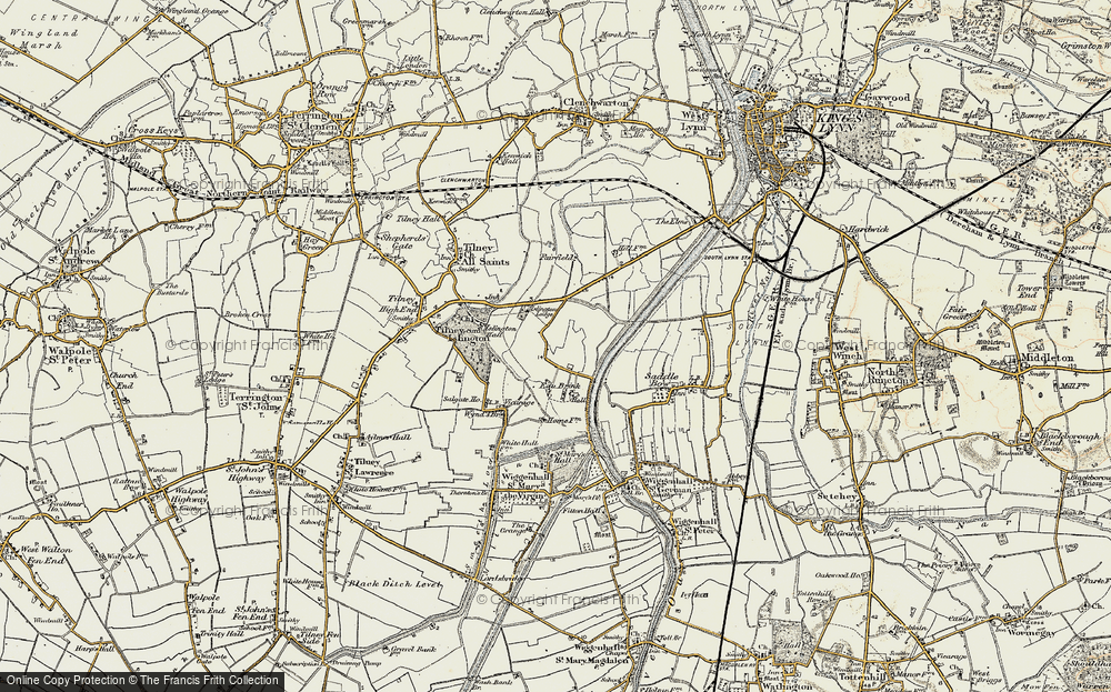 Old Map of Eau Brink, 1901-1902 in 1901-1902