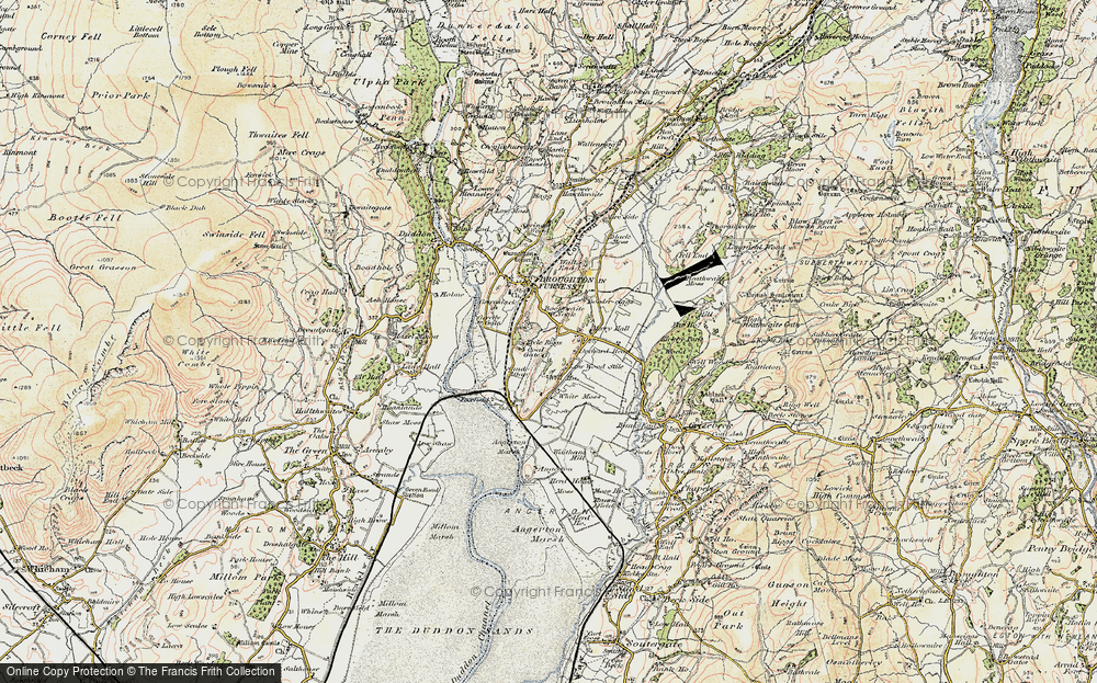 Old Map of Historic Map covering Boothwaite Nook in 1903-1904