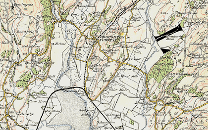 Old map of Boothwaite Nook in 1903-1904