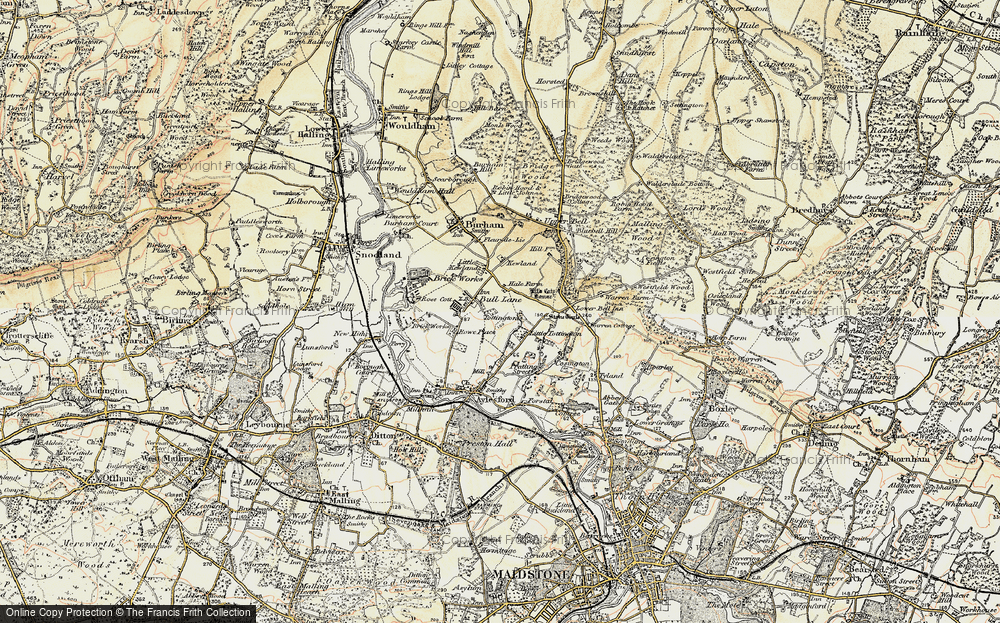 Old Map of Eccles, 1897-1898 in 1897-1898