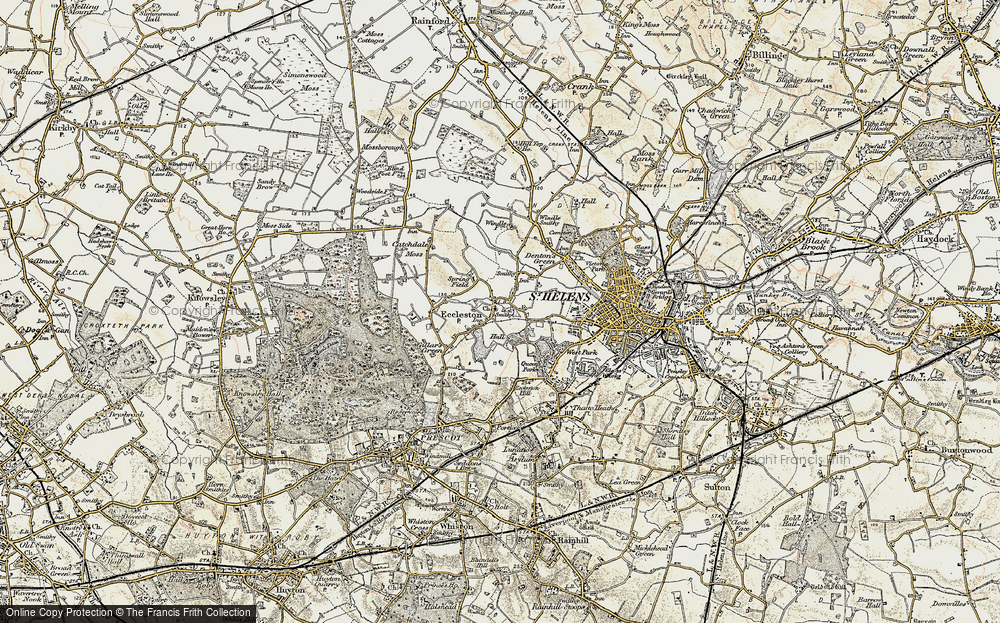 Old Map of Eccleston, 1902-1903 in 1902-1903