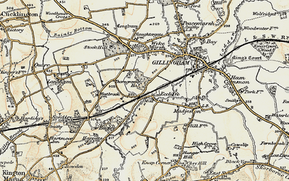 Old map of Eccliffe in 1897-1909