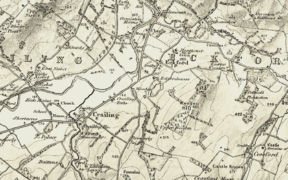 Old map of Eckfordmoss in 1901-1904