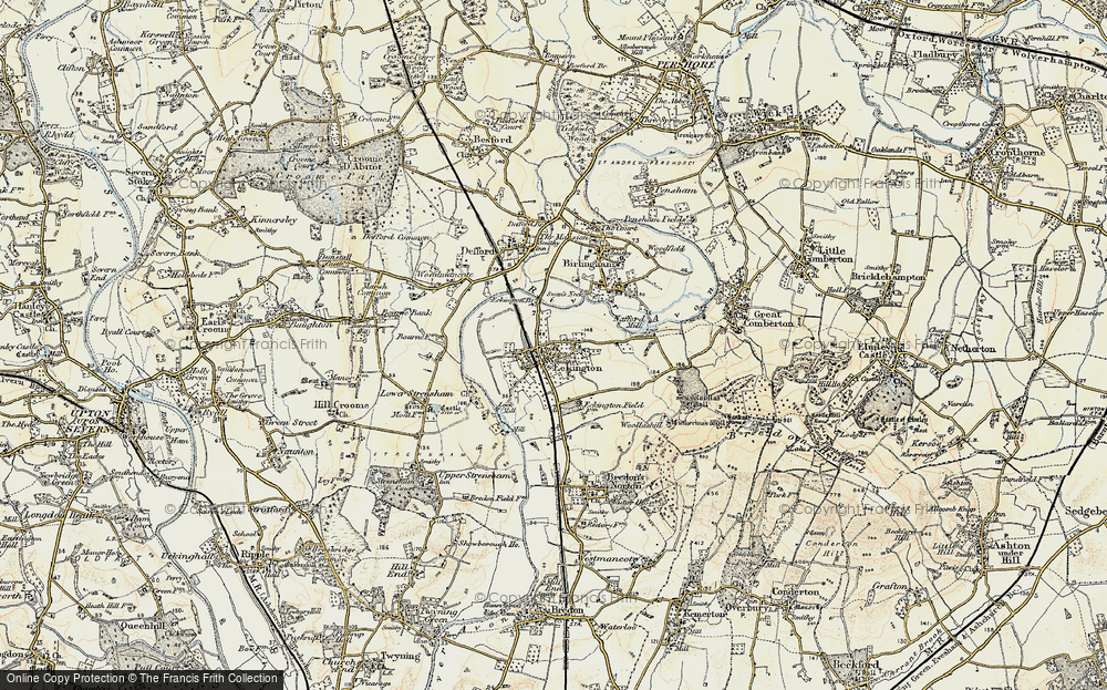 Old Map of Eckington, 1899-1901 in 1899-1901