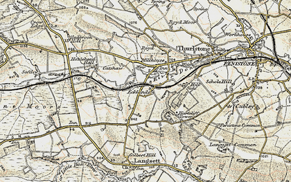 Old map of Ecklands in 1903