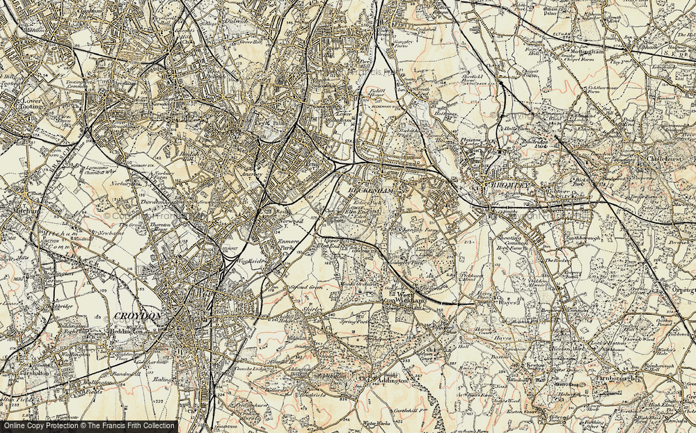 Old Map of Eden Park, 1897-1902 in 1897-1902
