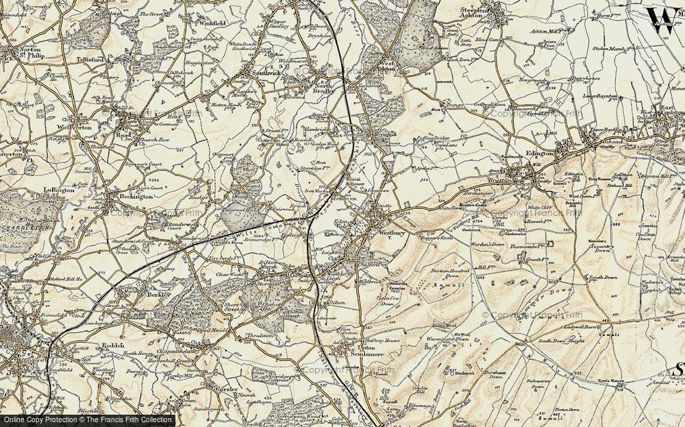 Old Map of Eden Vale, 1898-1899 in 1898-1899