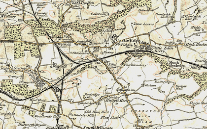 Old map of Eden Vale in 1901-1904