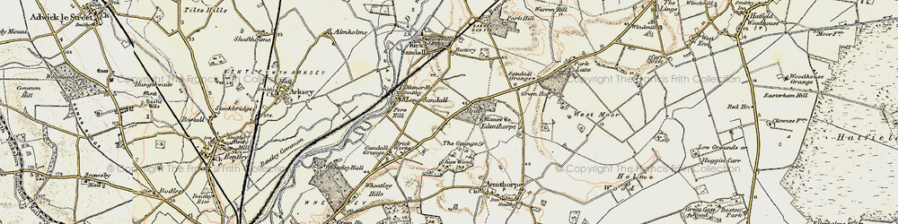 Old map of Edenthorpe in 1903