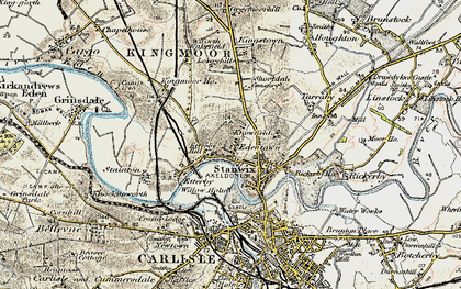 Old map of Edentown in 1901-1904