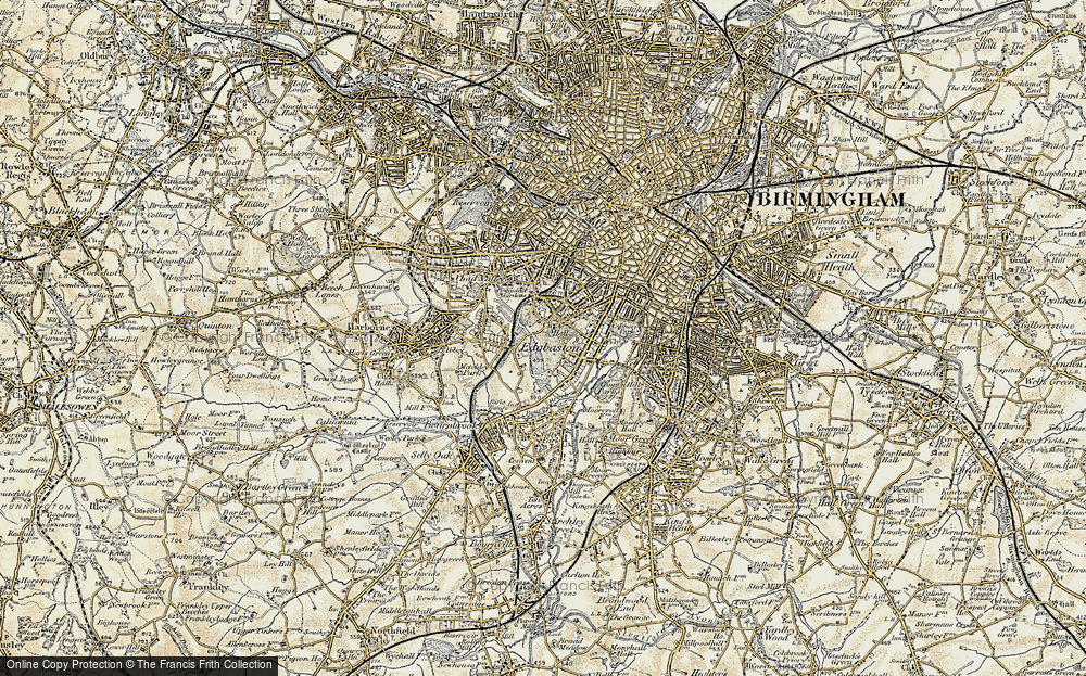 Old Map of Edgbaston, 1901-1902 in 1901-1902