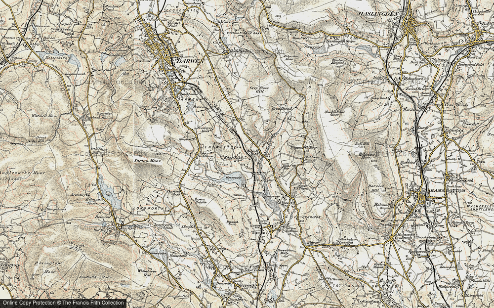 Old Map of Edge Fold, 1903 in 1903