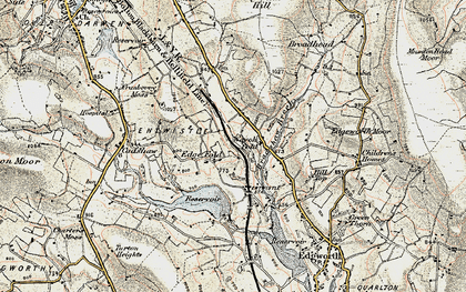 Old map of Broadhead Brook in 1903