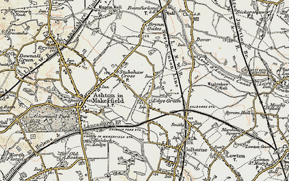 Old map of Edge Green in 1903