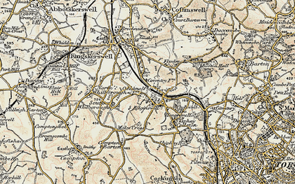 Old map of Edginswell in 1899