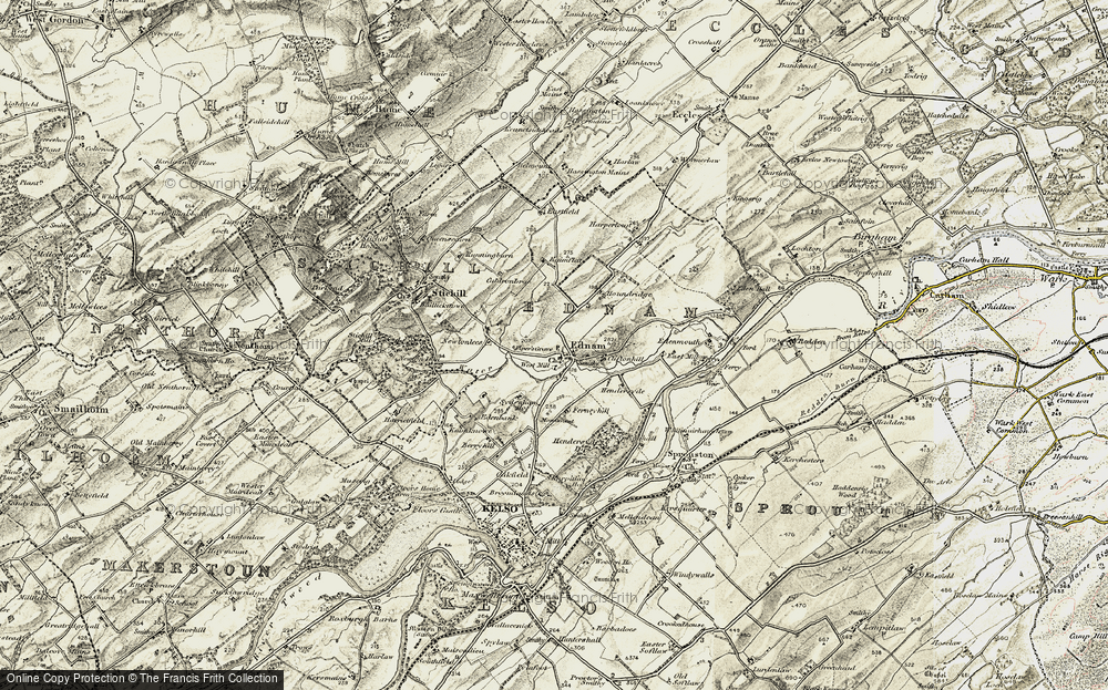 Old Map of Edham, 1901-1904 in 1901-1904