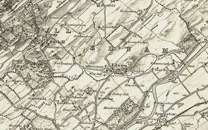 Old map of Edham in 1901-1904