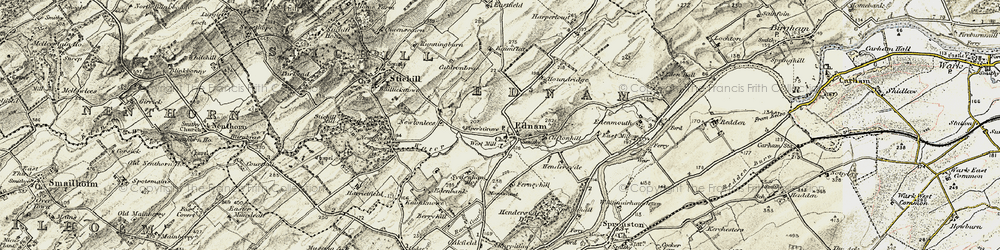 Old map of Edham in 1901-1904