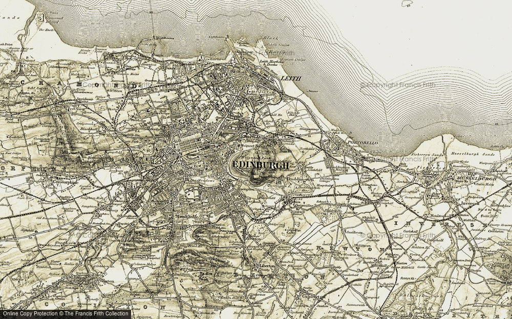 Map of Edinburgh, 1903-1904 - Francis Frith