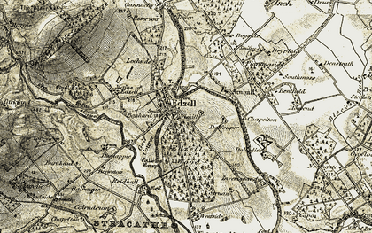 Old map of Brewston in 1908