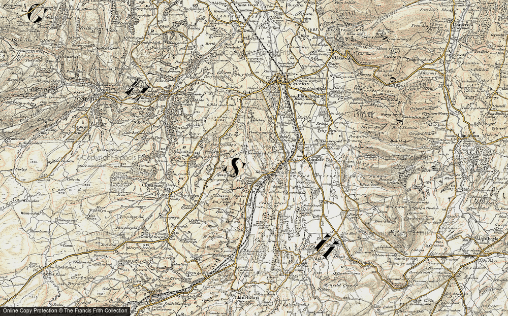 Old Map of Efenechtyd, 1902-1903 in 1902-1903